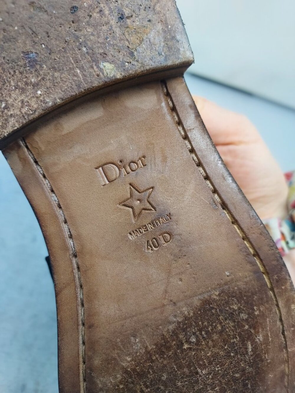 Dior WOMEN Black Code Logo Plaque Penny Lug Loafer - Picture 6 of 11